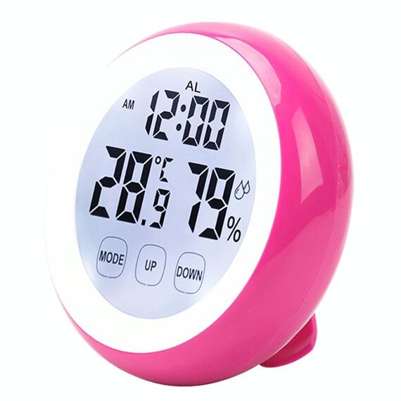 Termometro elettronico interno ad alta precisione (rosso rosa)