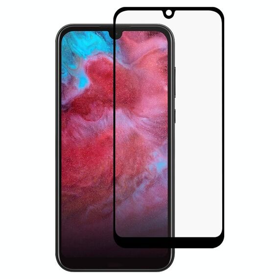 Per Huawei Honor Play 3e Full Glue Full Cover Pellicola proteggi schermo in vetro temperato