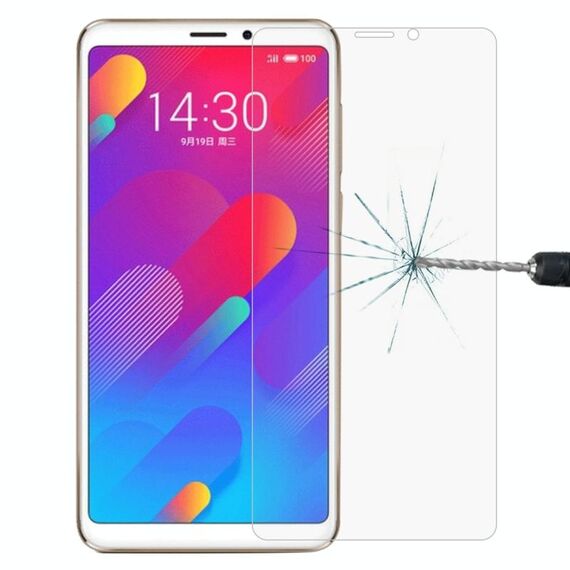 Pellicola protettiva in vetro temperato con bordo ad arco da 0,26 mm 9H 2.5D per Meizu M8