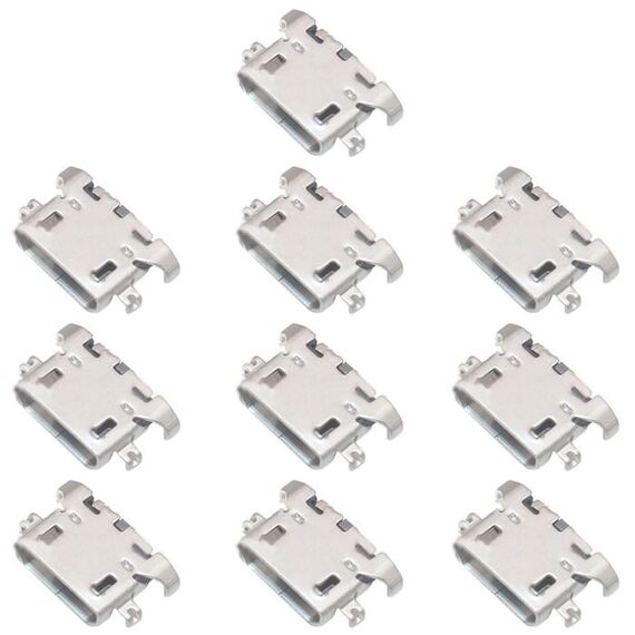 Connettore per porta di ricarica da 10 PC per Motorola Moto E3 / Moto G5 / Moto G4 Play