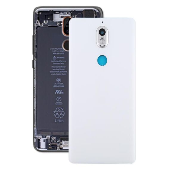 Coperchio posteriore della batteria con obiettivo della fotocamera per Nokia 7 TA-1041 (bianco)