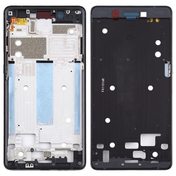 Piastra cornice cornice LCD alloggiamento anteriore per Nokia 7 TA-1041 (nero)