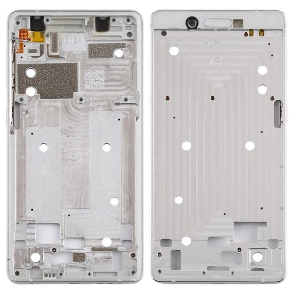 Piastra cornice cornice LCD alloggiamento anteriore per Nokia 7 TA-1041 (bianco)