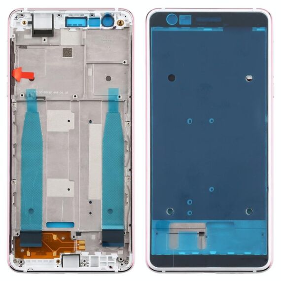 Piastra cornice cornice LCD alloggiamento anteriore per Nokia 3.1 TA-1049 TA-1057 TA-1063 TA-1070 (bianco)