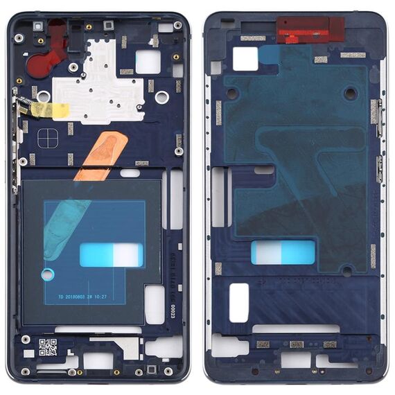 Piastra cornice cornice LCD alloggiamento anteriore per Nokia 9 PureView (blu)