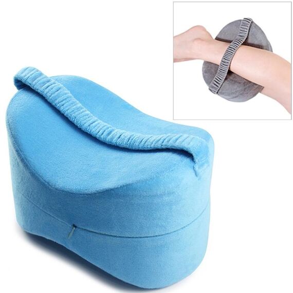 Cuscini per gambe yoga comodi cuscini anti-pressione per ginocchia per donne incinte (blu)