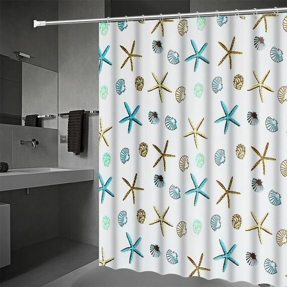 Tenda da bagno Tenda da doccia Ocean Star Protezione ambientale Tenda da doccia impermeabile contro la muffa, dimensioni: 180x200 cm