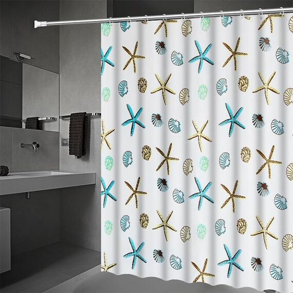 Tenda da bagno Tenda da doccia Ocean Star Protezione ambientale Tenda da doccia impermeabile contro la muffa, dimensioni: 180x220 cm