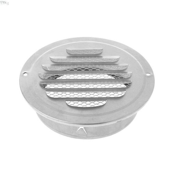 Cappuccio per uccelli a testa piatta a testa piatta in acciaio inox a parete esterna 180mm
