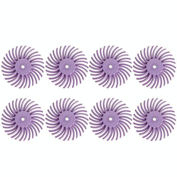 Testa di lucidatura della frutta in avorio da 8 pezzi Testa di macinazione a fessura per intaglio nucleare intaglio del legno di loto insanguinato, specifica: grana 600