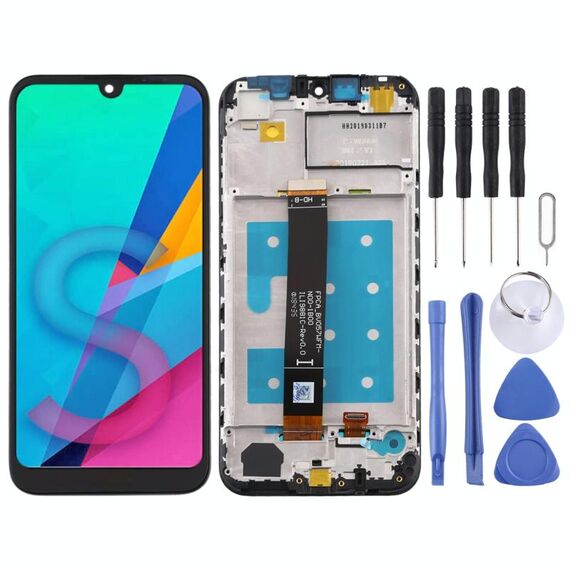 Schermo LCD OEM per Huawei Honor 8S Digitizer Assemblaggio completo con cornice (nero)