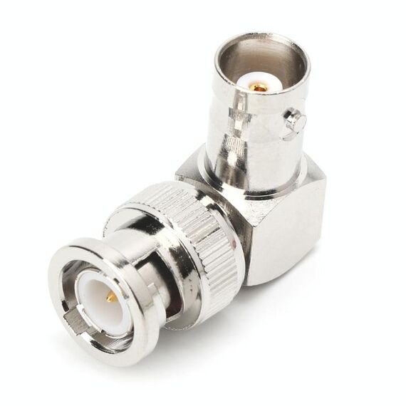Jack da BNC maschio a femmina BNC in connettore per scheda RF ad angolo retto tipo serie L.