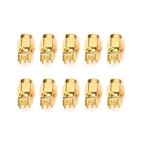Connettori RF per montaggio su clip PCB da 10 pezzi da 1,6 mm SMA femmina