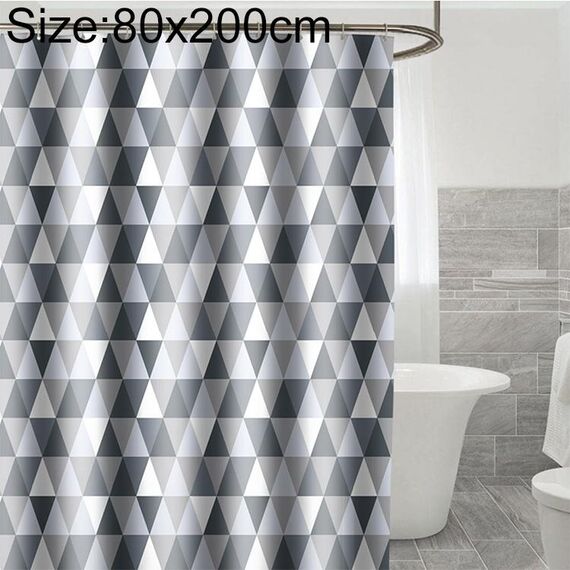 Tende per bagno Tenda da bagno antimuffa in tessuto poliestere impermeabile, dimensioni: 80x200 cm