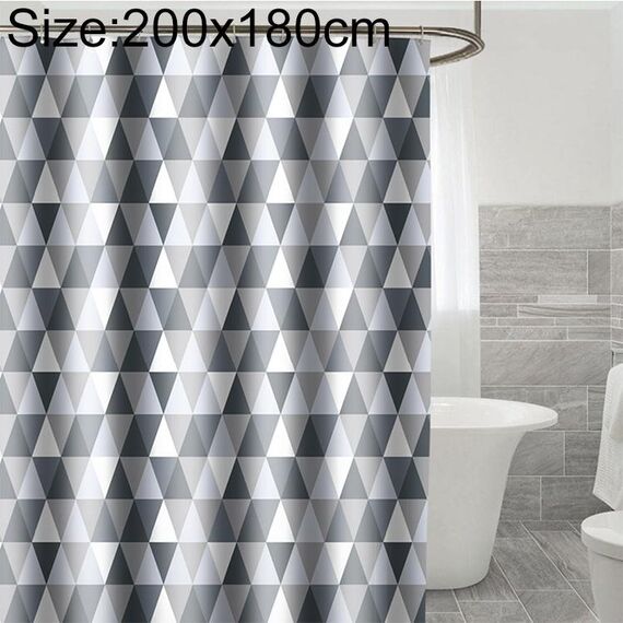 Tende per bagno Tenda da bagno antimuffa in tessuto poliestere impermeabile, dimensioni: 200x180 cm