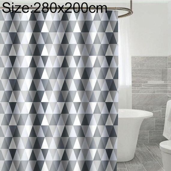 Tende per bagno Tenda da bagno antimuffa in tessuto poliestere impermeabile, dimensioni: 280x200cm
