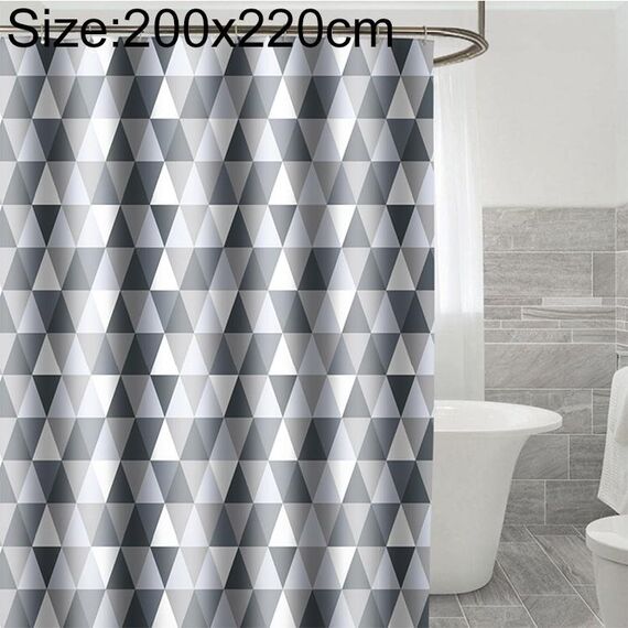 Tende per bagno Tenda da bagno antimuffa in tessuto poliestere impermeabile, dimensioni: 200x220 cm