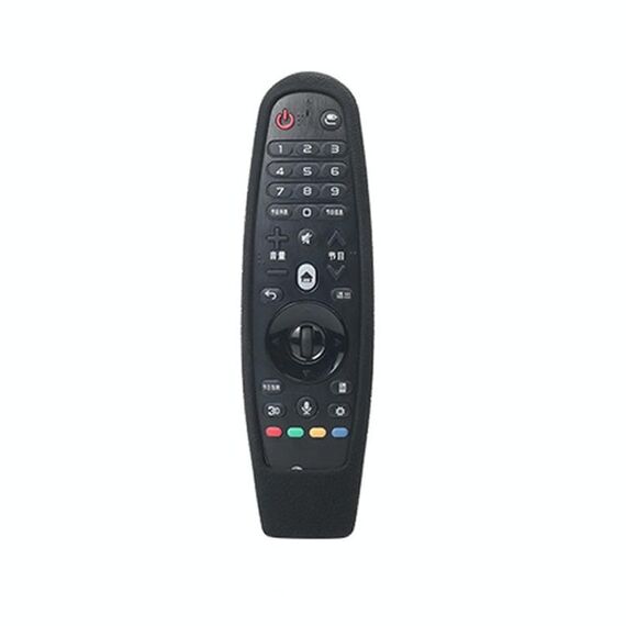 Adatto per LG Smart TV Custodia protettiva per telecomando AN-MR600 AN-MR650a Custodia in silicone per telecomando dinamico (nera)