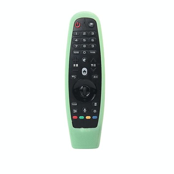 Adatto per custodia protettiva per telecomando LG Smart TV AN-MR600 AN-MR650a Custodia in silicone per telecomando dinamico (verde fluorescente)