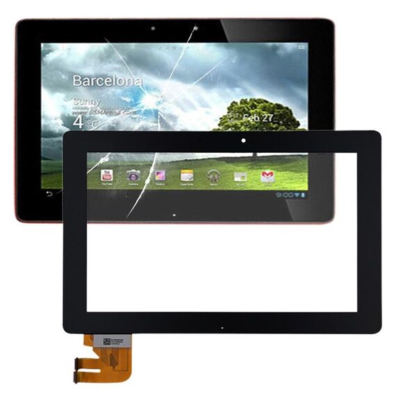 Touch Panel per ASUS Transformer TF300 TF300TG G01 (versione 69.10I21.G01) (Nero)