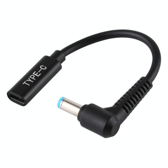 Cavo caricatore adattatore da DP 5,5 x 1,7 mm a tipo C femmina (nero)