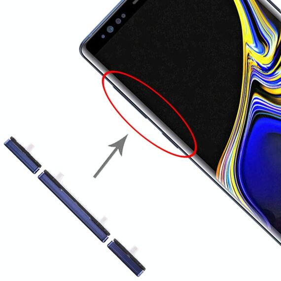 Per Galaxy Note 9 10 Imposta tasti laterali (blu)