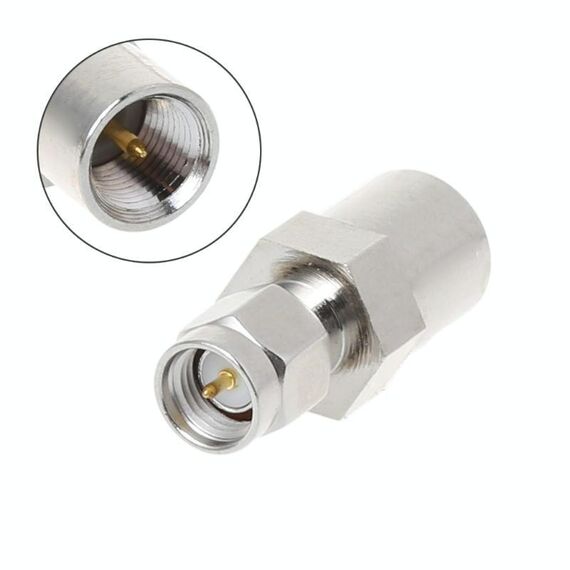Adattatore per cavo coassiale con connettore RF a spina FME SMA entrambi maschio