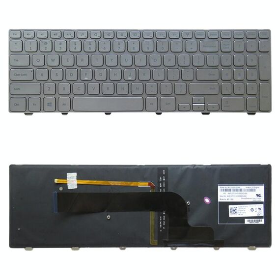 Tastiera versione USA con retroilluminazione tastiera per DELL Inspiron 15 serie 7000 7537 P36F