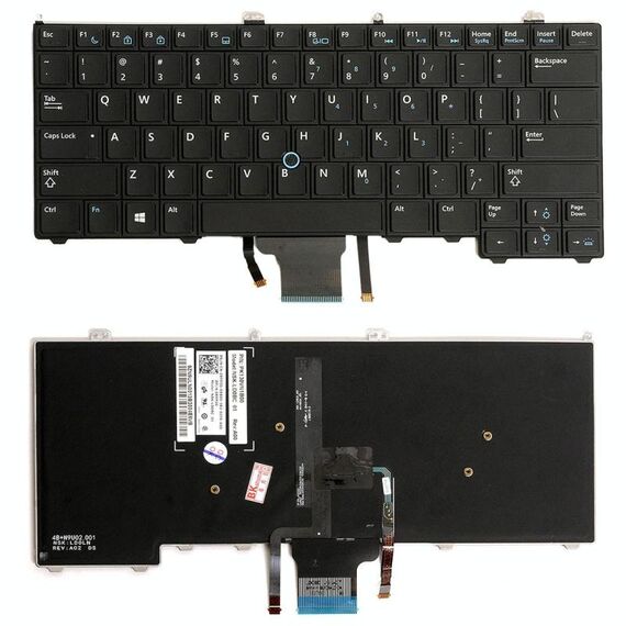 Tastiera versione USA con retroilluminazione tastiera per DELL latitude 12 7000 E7240 E7440 E7420