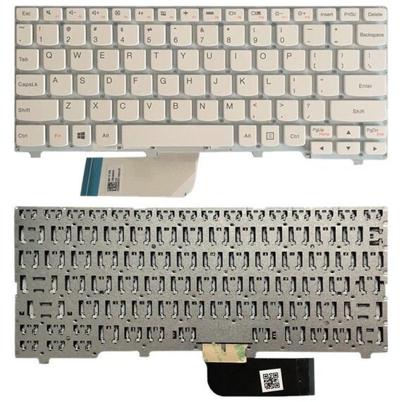 Tastiera versione USA per Lenovo ideapad 100S 100S-11IBY (bianco)