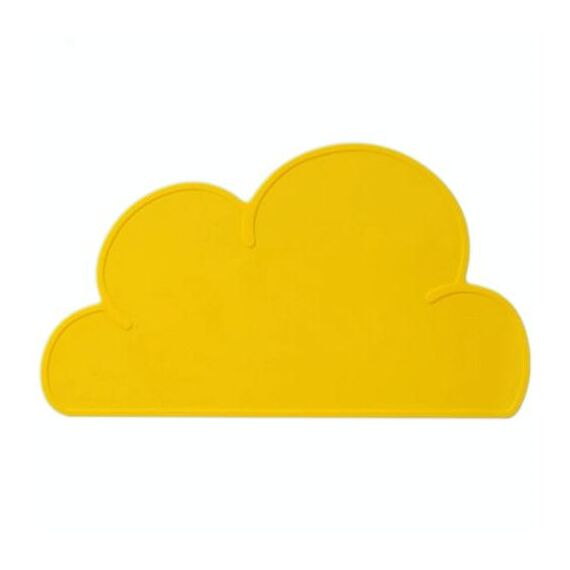 Tovaglietta in silicone per bambini Tovaglietta per studenti con protezione ambientale impermeabile, colore: giallo