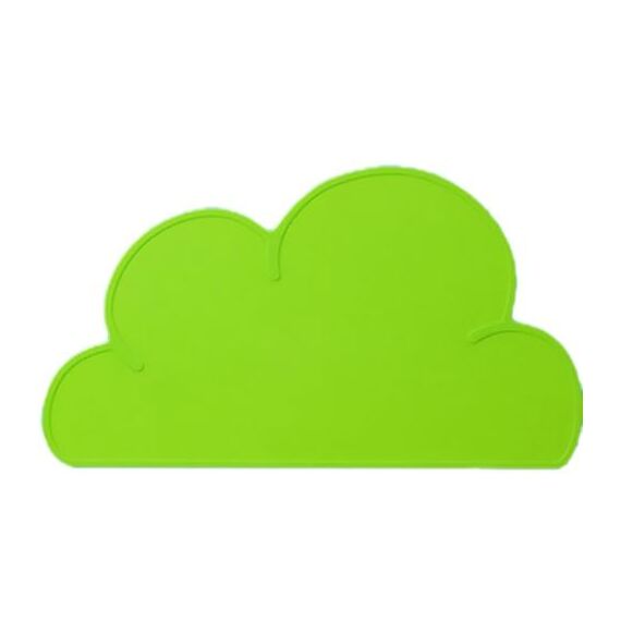 Tovaglietta in silicone per bambini Tovaglietta per studenti con protezione ambientale impermeabile, colore: verde