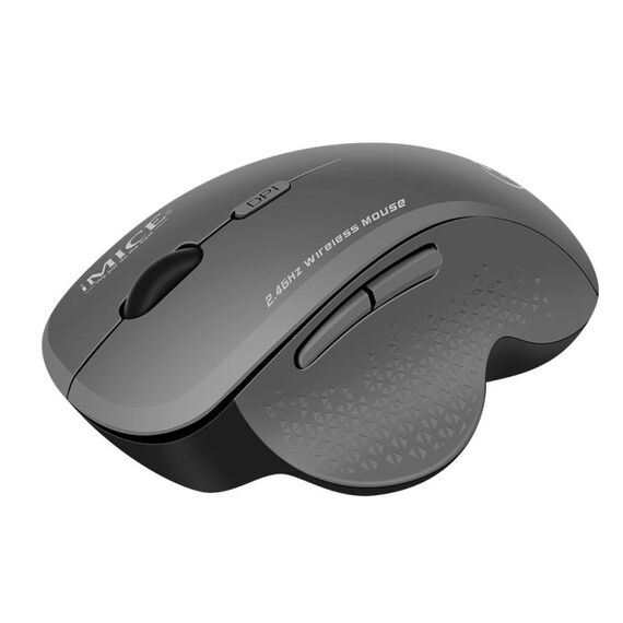 Mouse wireless iMICE G6 Mouse da ufficio 2.4G Mouse da gioco a 6 pulsanti (grigio)