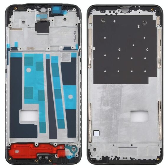 Per OPPO A9 Alloggiamento frontale Cornice per cornice LCD (nero)