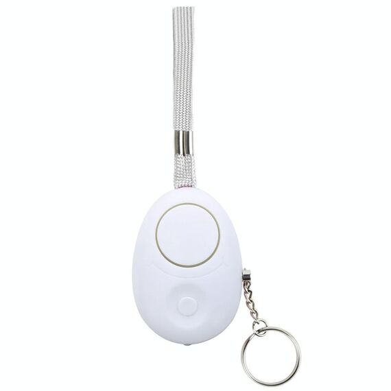 Allarme anti-smarrimento chiave 120dB Allarme anti-lupo con luce LED (bianco)