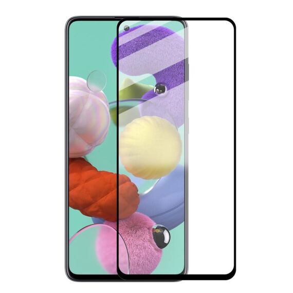 Per Galaxy A51 ENKAY Hat-Prince Full Glue 0.26mm 9H 2.5D Pellicola a copertura totale in vetro temperato
