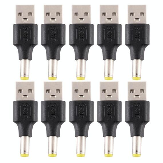 10 PCS 5,5 x 1,7 mm Maschio a USB 2.0 Connettore di alimentazione CC maschio