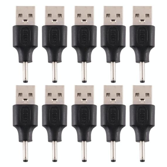 10 PCS 3.0 x 1.1mm Maschio a USB 2.0 Connettore di alimentazione CC maschio