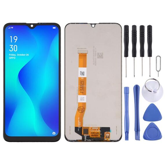 Schermo LCD TFT per OPPO A1k / Realme C2 RMX1941 / Realme C2 2020 / Realme C2s con digitalizzatore assemblaggio completo (nero)