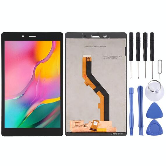 Schermo LCD OEM per Samsung Galaxy Tab A 8.0 (2019) SM-T295 (versione LTE) con digitalizzatore assemblaggio completo (nero)