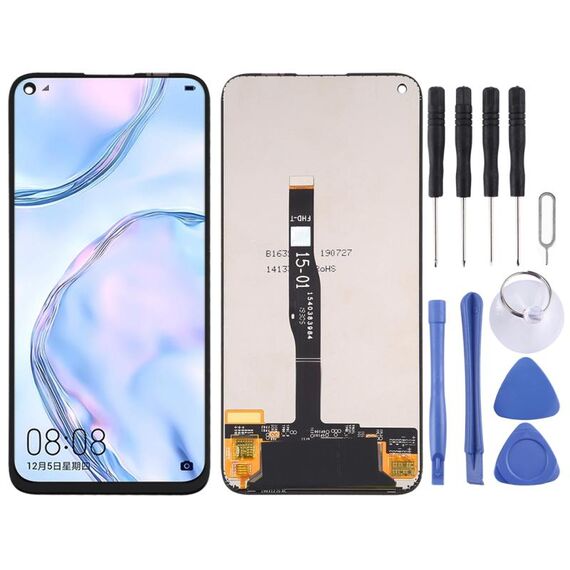 Schermo LCD OEM per Huawei Nova 6 SE / JNY-AL10 / JNY-TL10 con assemblaggio completo di digitalizzatore (nero)