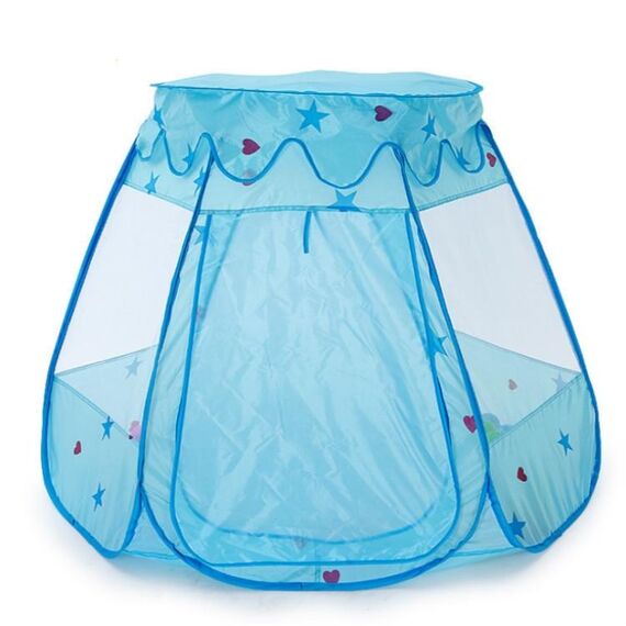 Tenda esagonale pieghevole da interni per bambini Game House (blu)