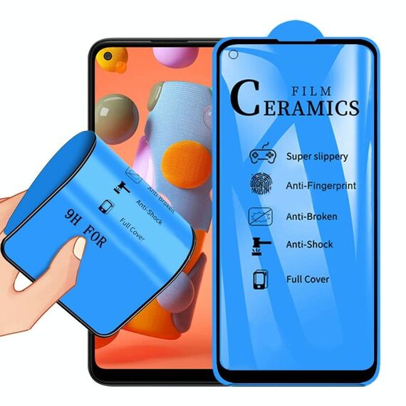 Per Samsung Galaxy A11 2.5D Full Glue Full Cover Ceramica Film