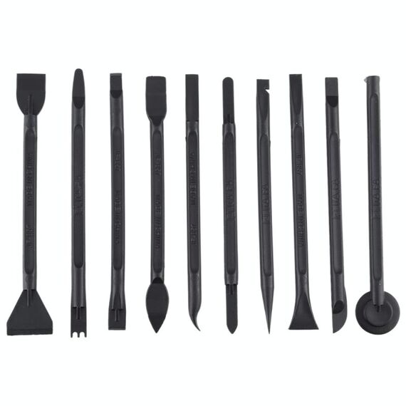 JIAFA JF-857 10 in 1 Kit di strumenti per la riparazione del piede di porco per aste di smontaggio per telefoni cellulari / tablet