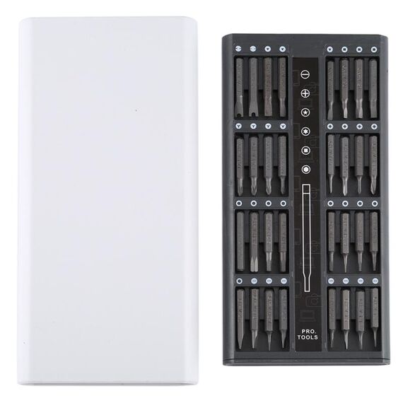 Kit di strumenti per la riparazione di smontaggio di cacciaviti per telefoni cellulari / prodotti elettronici (bianco)