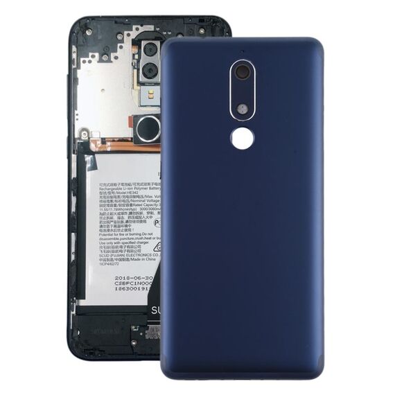 Coperchio posteriore della batteria per Nokia 5.1 / TA-1061 TA-1075 TA-1076 TA-1088 (blu)