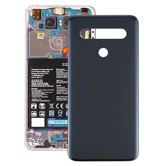 Coperchio posteriore della batteria per LG Q51 / LM-Q510N (nero)