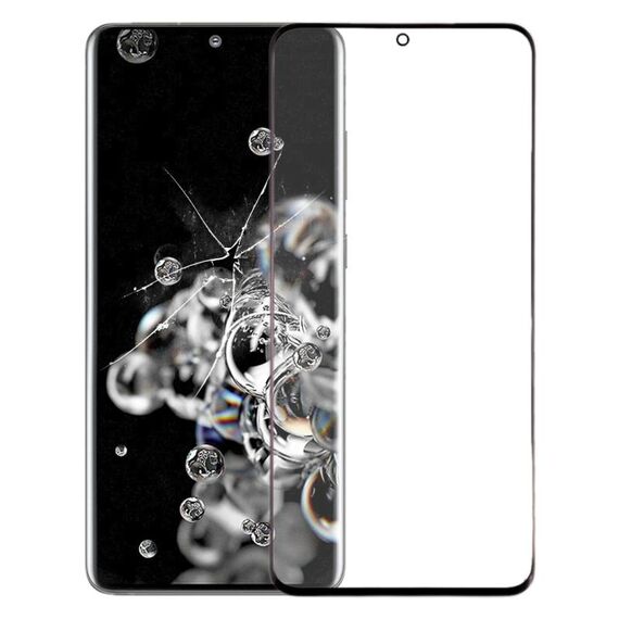 Per Samsung Galaxy S20 Ultra Front Screen Lente esterna in vetro (nero)