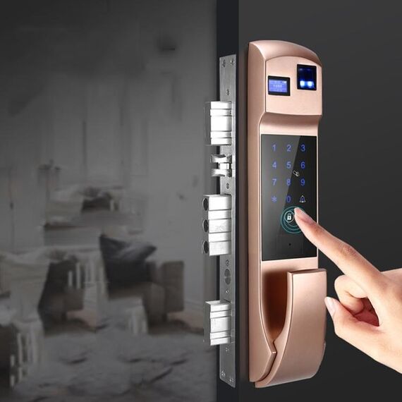 Impronta digitale completamente automatica Blocco password Intelligente antifurto elettronico domestico Carta di credito Sblocco automatico e disattivazione dell'app