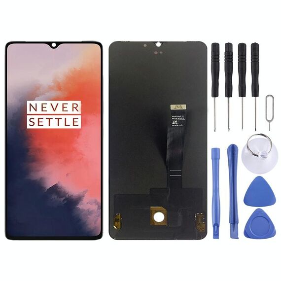 Per OnePlus 7T con schermo LCD OEM assemblaggio completo digitalizzatore (nero)